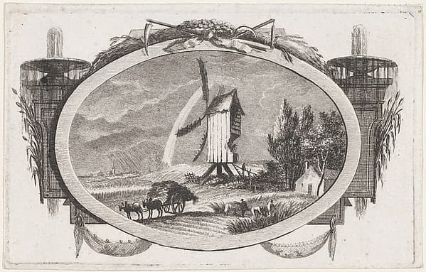Autumn (Wheat Harvest), by Charles Michel Campion
